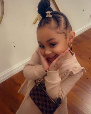 Brittish Williams' daughter Dash Dior Gordon. Source: Instagram@dashdiorg